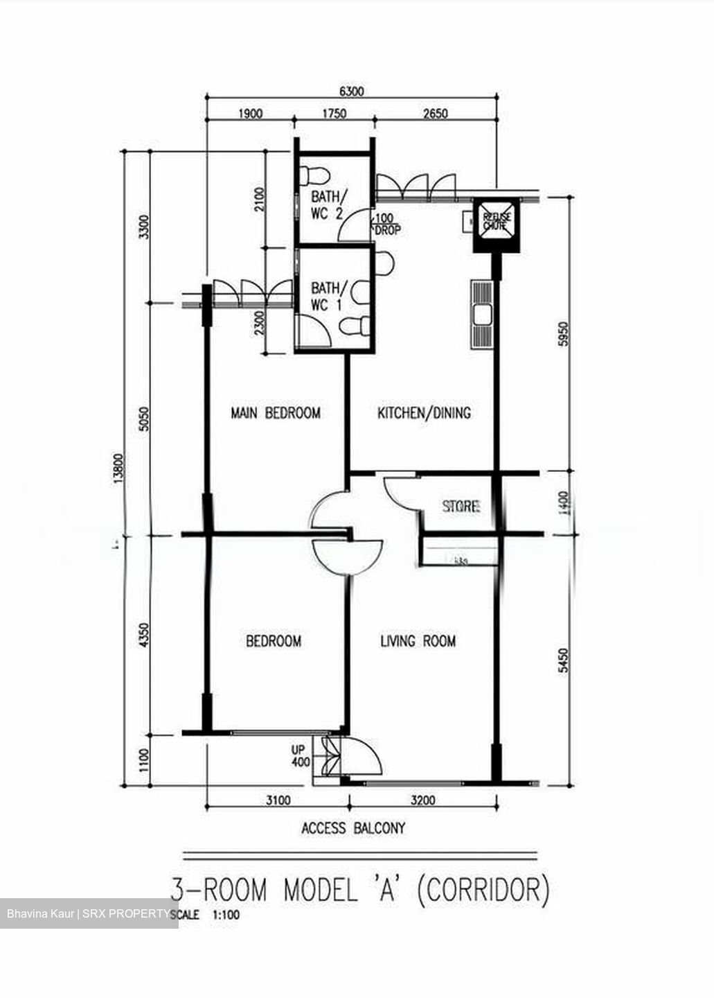 Blk 424 SUN PLAZA GARDENS (Tampines), HDB 3 Rooms #500255681